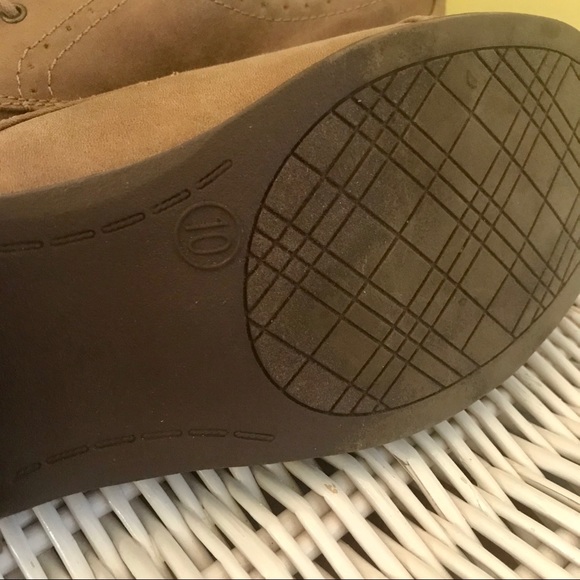 White Mountain Light Brown Leather Oxfords Size 10 - Picture 5 of 8